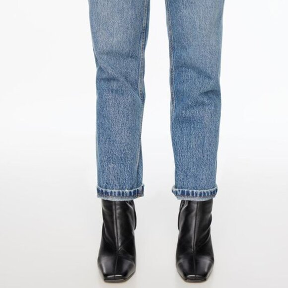 Dynamite Claudia High Rise Mom Jeans in Indigo Dark - Picture 3 of 10